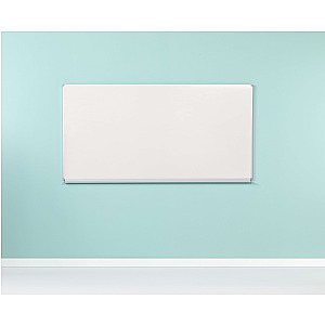 Schoolbord, wit emaille, Softline 19 mm 120x300 cm