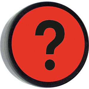 Vraagteken magneten, set van 5 stuks Ø 35mm