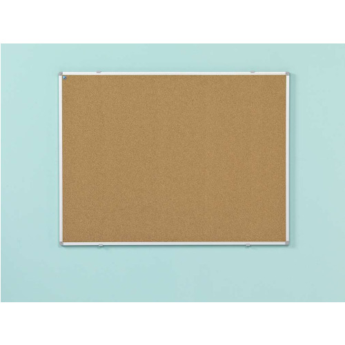 Prikbord perskurk met aluminium lijst. Verkrijgbaar in 6 standaard formaten