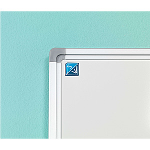 Whiteboard, wit emaille, Softline 8 mm