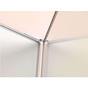 Vijfvlaks whiteboard RC-10, wit emaille 120x200 cm