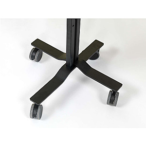 Verrijdbaar Work Board, emailstaal wit 120x150 cm