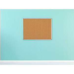 Prikbord perskurk met aluminium lijst. Verkrijgbaar in 6 standaard formaten